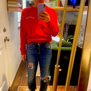 Levi’s embroidered sweater
